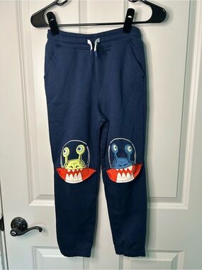 Garanimals Navy Joggers with Monster Knee Patches